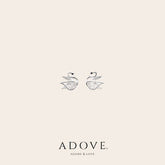 Swans Stud Earrings (S990)